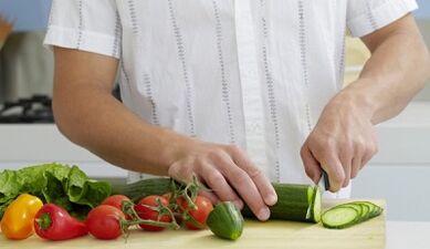 Las verduras se sienten para aumentar el poder de los hombres