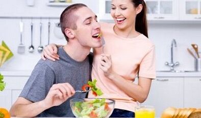 Alimentos para aumentar el potencial en los hombres